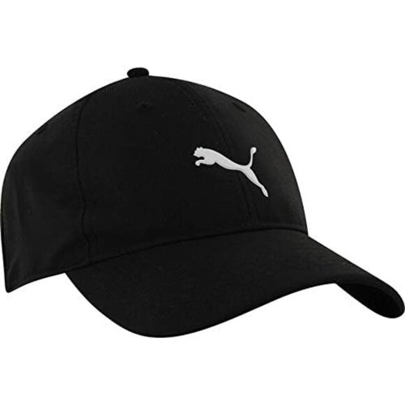 Puma Golf Men's Black Straight Hook And Loop Imported Pounce Adjustable Hat - Picture 4 of 4